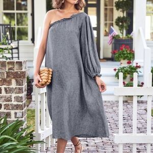 Lake Milly one shoulder midi dress